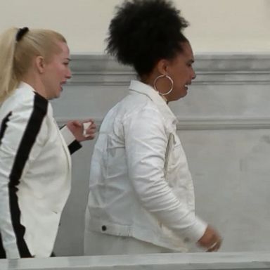 VIDEO: Lili Bernard was among the people seen crying as she left the courtroom following the guilty verdict.