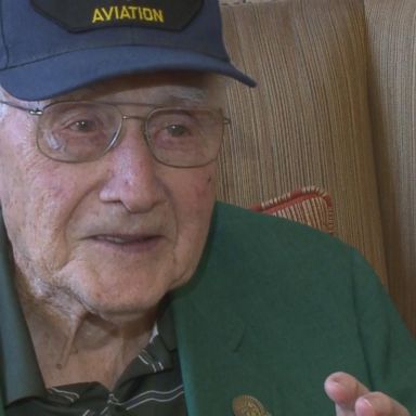 VIDEO: WWII veteran graduates college at age 96