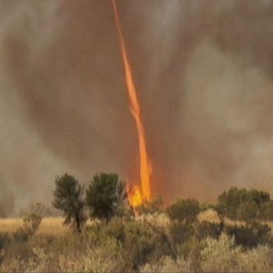 Most firenadoes usually last only a couple of minutes.