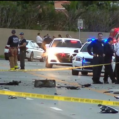 VIDEO: Barrett Riley and Edgar Monserratt, both seniors, were traveling near an area known as "dead man's curve" in Fort Lauderdale Tuesday night when their Tesla Model S hit a wall and burst into flames, authorities said.