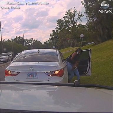 The sheriff's deputy, who was on his way home near Ocala, Florida, rushed the infant to the hospital in his squad car. 