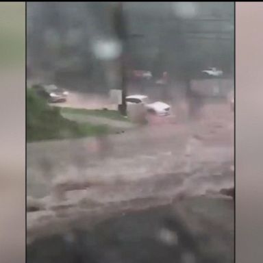 VIDEO: Flood watches have been issued today in nine eastern states from Georgia to New Jersey.