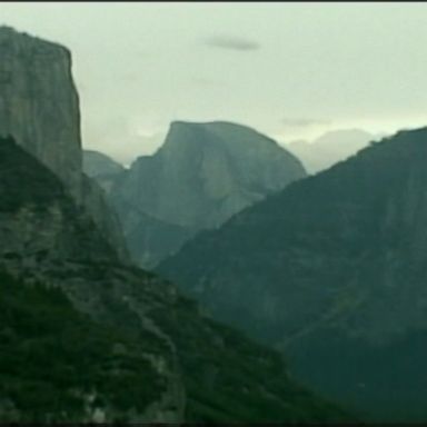 VIDEO: The hiker fell to his death on Monday at the famous Half Dome rock formation.