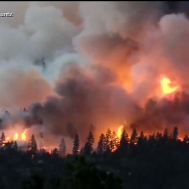 VIDEO: Eleven large wildfires are burning in the U.S., with most of them centered in the Southwest.