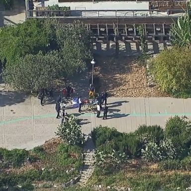 VIDEO: A Cal Poly Pomona Police public security specialist was stabbed to death and the alleged suspect is dead as well after being shot by police on the California campus.