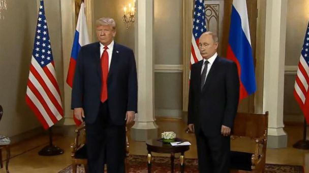 Video Trump Meets Putin In Helsinki Amid Russian Meddling Indictments Abc News 2843