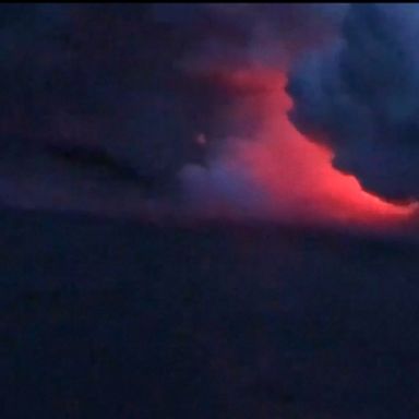 VIDEO: A lava bomb punctured the roof of a tour boat in Hawaii Monday injuring 23 people near where lava from the Kilauea volcano continues to spill into the ocean, the Hawaii Civil Defense Agency said.