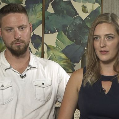 VIDEO: Out of fuel for fire and battling frostbite, a young couple says they were prepared to die when emergency officers rescued them from a freezing-cold ice cave over the weekend.