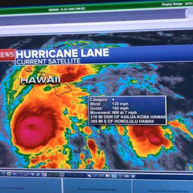 VIDEO: Hurricane Lane bears down on Hawaii islands