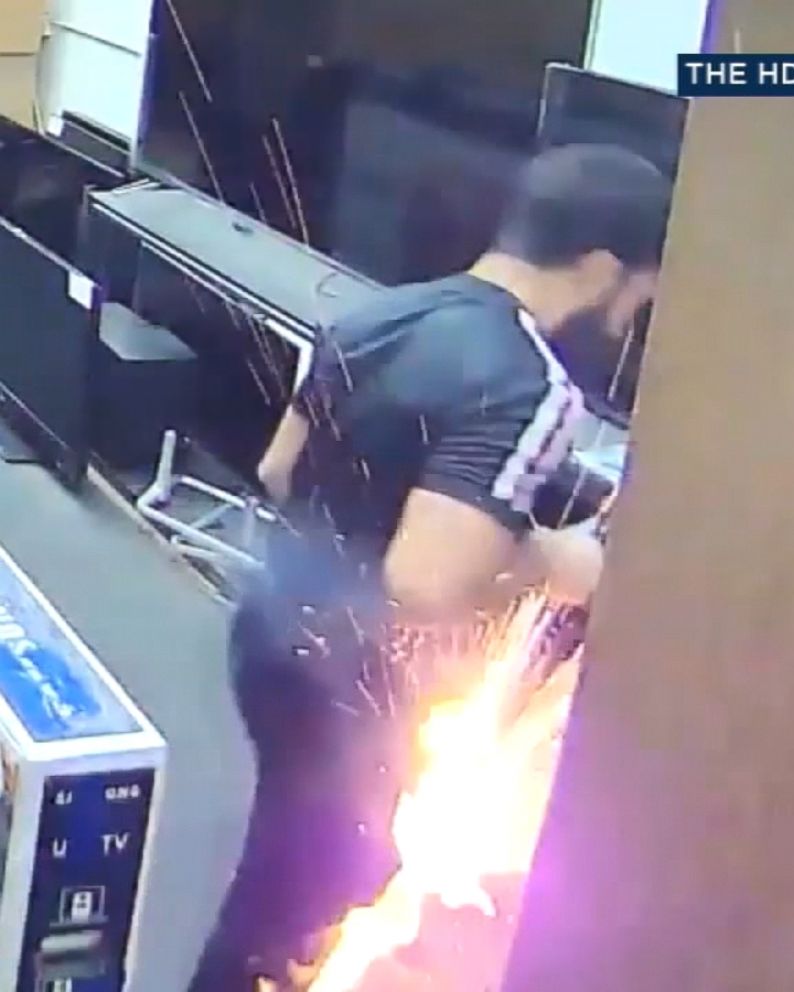 E cigarette explodes in man s pants while shopping in store