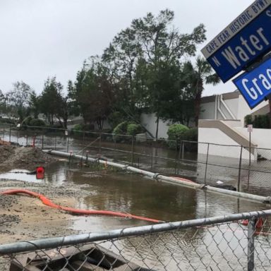 VIDEO: Hurricane Florence reclassified to a tropical storm