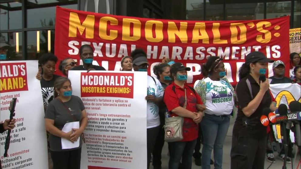 Video Fast-food Workers Protest Sexual Harassment Outside Of Chicago ...