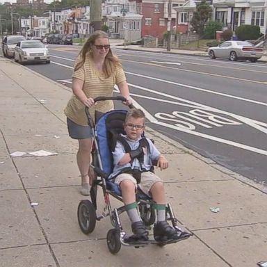 VIDEO: Ryan Lewis, 8, relied on his custom-fitted wheelchair to get around.