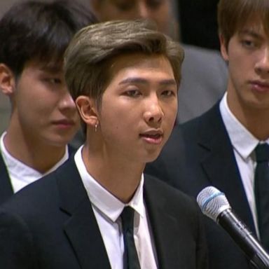 VIDEO: K-pop super group BTS attends U.N. meeting