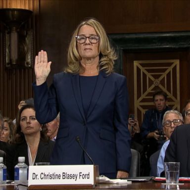 Christine Blasey Ford, who accused Supreme Court nominee Brett Kavanaugh of sexual misconduct when they were teenagers, emotionally recalled the alleged attack before the Senate Judiciary Committee.