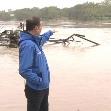 VIDEO: Torrential rains prompt evacuations, rescues in Central Texas