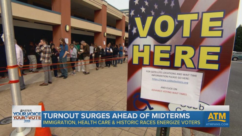 Video Historic Voter Turnout Ahead Of Midterms - ABC News