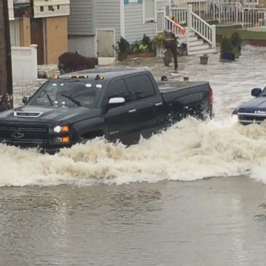 VIDEO: The nor'easter that moved through the Northeast on Saturday brought significant coastal flooding, over 2 inches of rain in places and wind gusts over 60 mph.