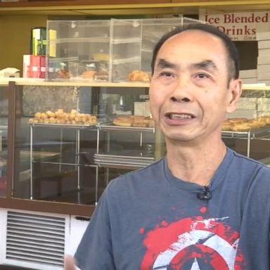 VIDEO: John Chhan can spend more time with his wife, who's recovering from a brain aneurysm, thanks to a community eager to purchase his doughnut inventory.