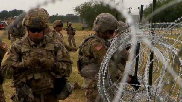 Video US military troops to be allowed to defend border patrol agents ...