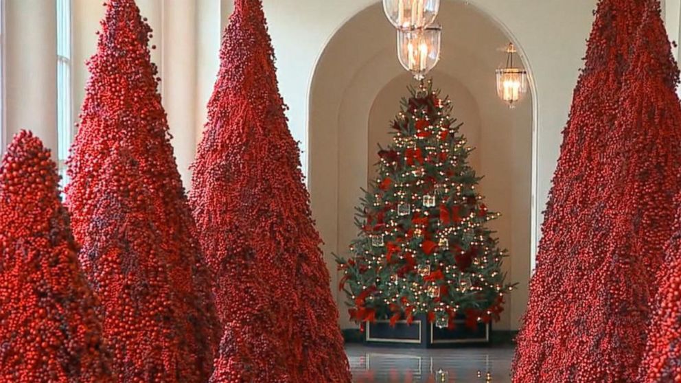 Video White House Christmas decorations - ABC News