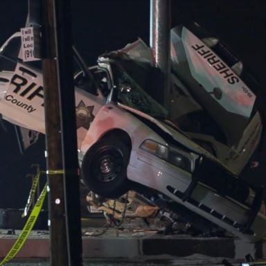 VIDEO: Deputy Antonio "Tony" Hinostroza, 45, was killed in a traffic accident on Sunday night while helping Riverbank police officers pursue a drunk driver in a car chase.