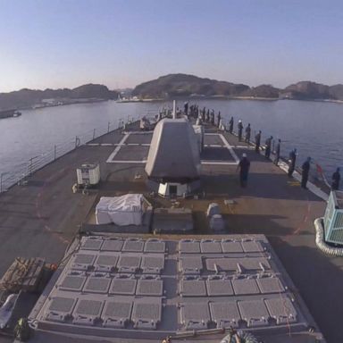 VIDEO: Time-lapse of US Navy destroyer USS McCain