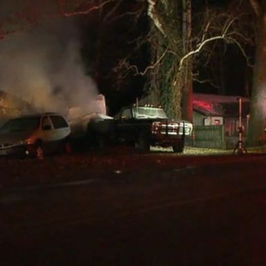 VIDEO: Six people -- four children and two adults -- died after getting trapped in a house fire in Indiana early Wednesday morning.