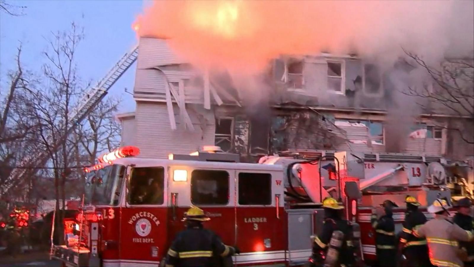 Firefighter Dies While Battling Blaze Good Morning America