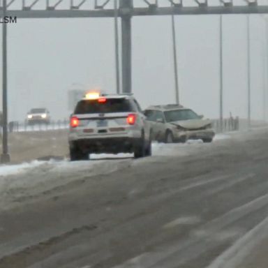 VIDEO: A storm system playing havoc with holiday travelers returning home from vacation is moving into the Southeast on Thursday with severe storms and snow to the north.