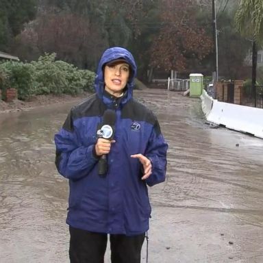 VIDEO: Pacific storm pounds California with rain, snow bringing risks of mudslides to area