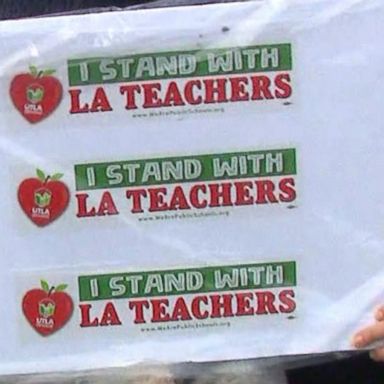 VIDEO: Los Angeles Teachers Strike continues on day 5 as bargaining talks are still ongoing