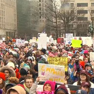 VIDEO: Women's March rally kicks off