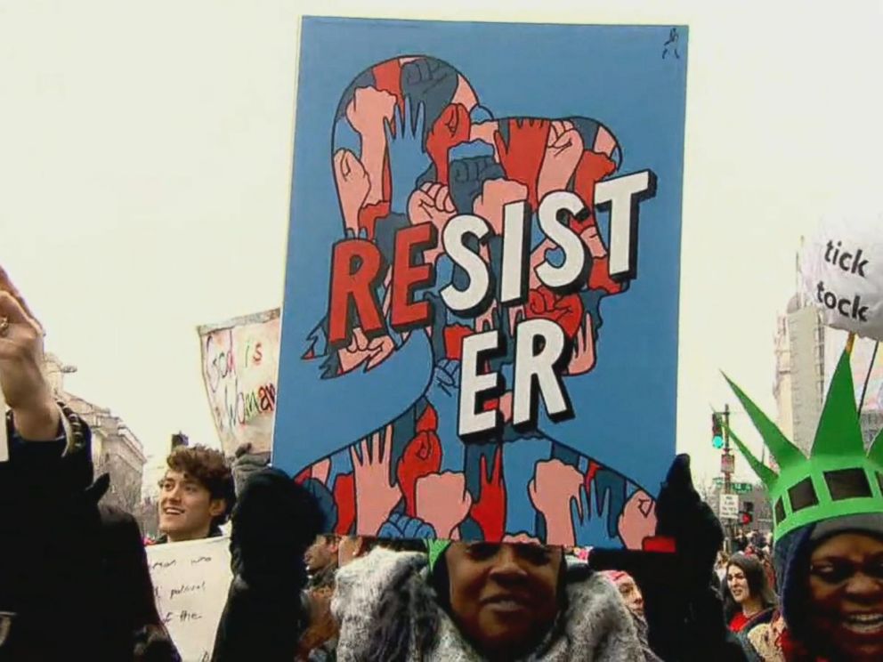 Women s March 2019 Thousands of protesters across US rally amid controversy over anti Semitism