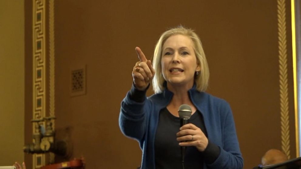 Video Sen Kirsten Gillibrand Speaks In Iowa At Womens March Abc News