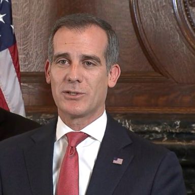 This is a historic agreement," Los Angeles Mayor Eric Garcetti said.