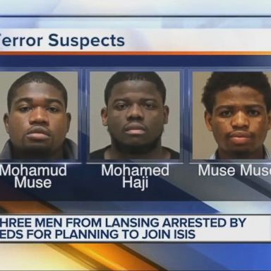 VIDEO: Three Michigan residents were arrested Monday afternoon for conspiring to support ISIS, federal authorities said.