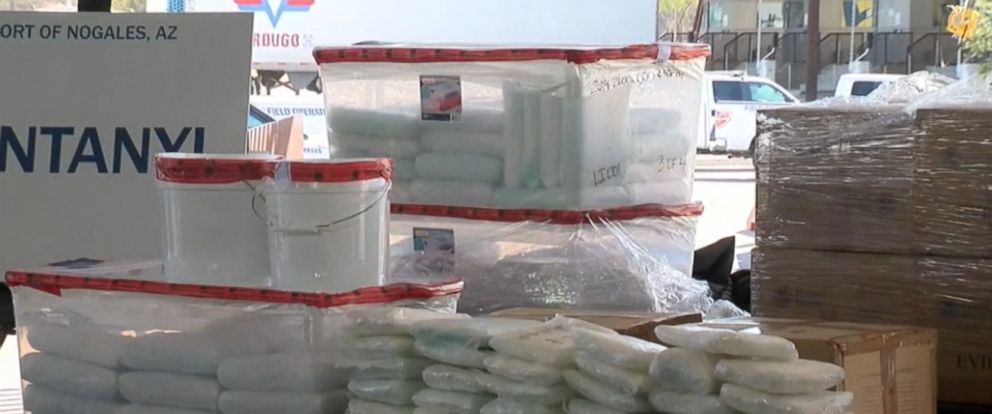 Authorities Seize Record Setting 1 7 Tons Of Meth Worth 1 29 Billion At Los Angeles Port Abc News