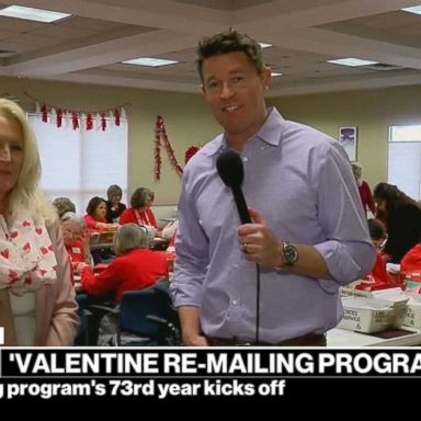 VIDEO: Send mail to Loveland, Colorado, for a one-of-a-kind Valentine's Day stamp