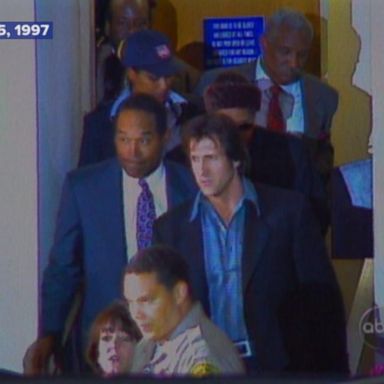 O.J. Simpson found liable in the deaths of Ron Goldman and Nicole Simpson.