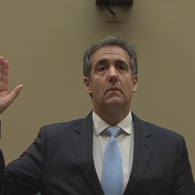 VIDEO: Michael Cohen delivered a number of accusations against Trump