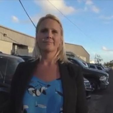 VIDEO: Juli Campbell was charged with fraud for allegedly bilking $840,000 in false claims from a FEMA program that provided money for repairing homes damaged by hurricanes in 2017, according to the indictment.