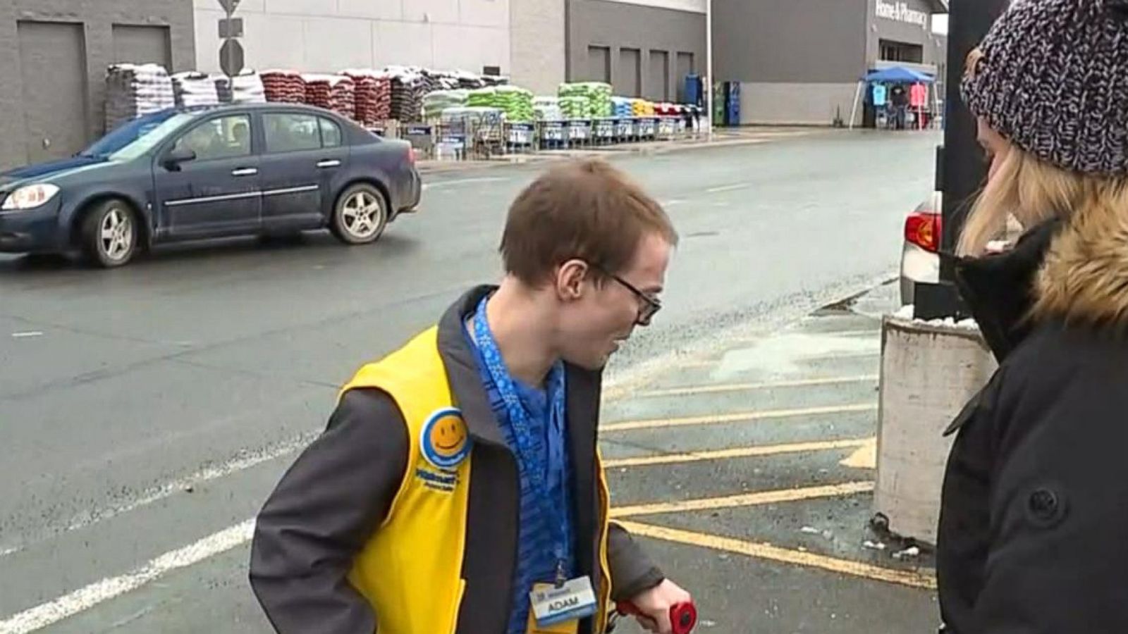 Walmart greeter with cerebral palsy accepts new position amid store