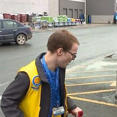 VIDEO: Walmart greeter with cerebral palsy accepts new position amid store changes