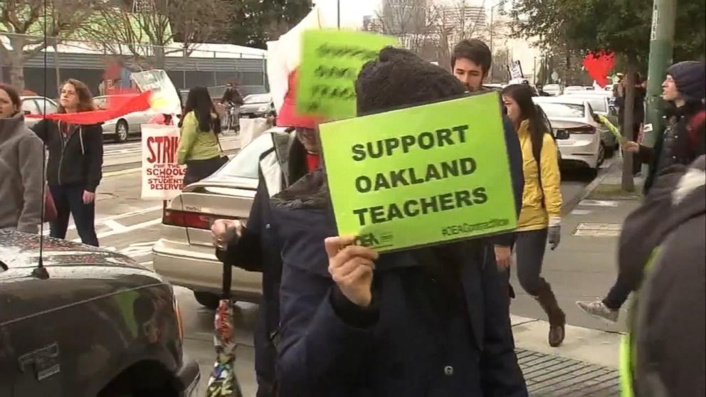 Video Oakland Teachers' Strike Ends With 11 Percent Raise And Halt On ...