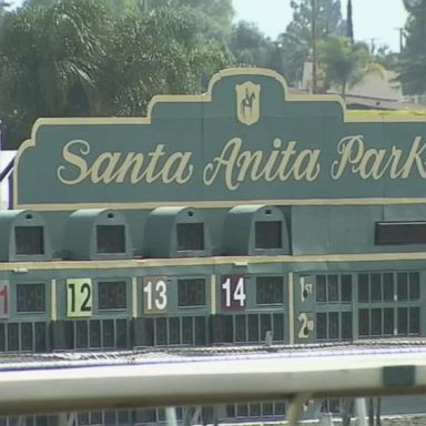 VIDEO: California's Santa Anita Park canceled races through the weekend with no timetable with when they would resume.