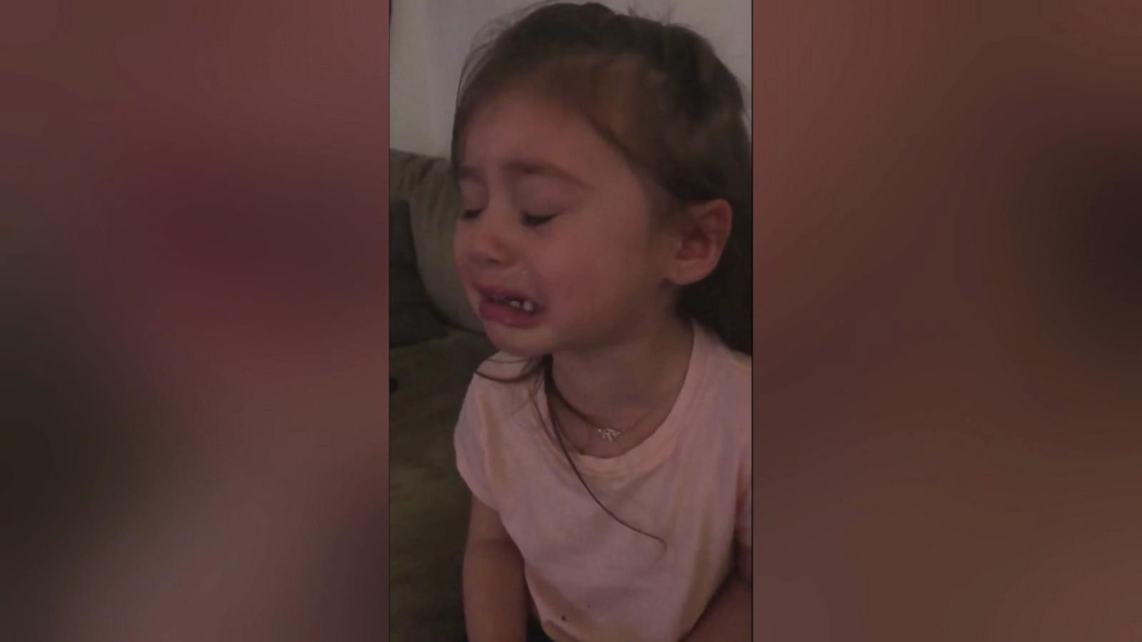 VIDEO: The young girl sobbed uncontrollably when the famous animated mouse went into the washing machine.