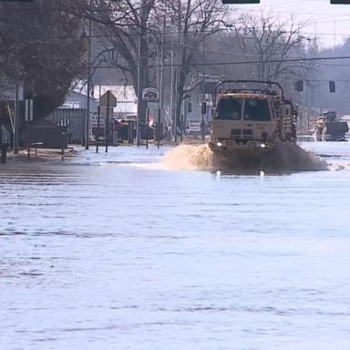 VIDEO: Historic flooding devastates areas in the Plains and Midwest