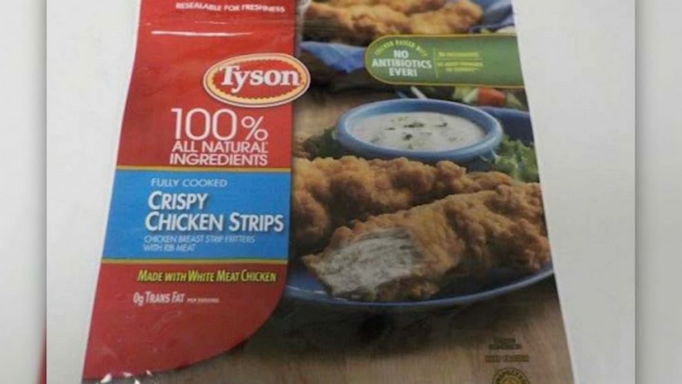 Video Tyson recalls 69,000 pounds of chicken strips ABC News