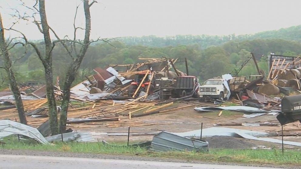 Storm rips through Alabama town Video - ABC News